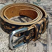Аксессуары handmade. Livemaster - original item Leather belt handmade. Handmade.