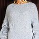 Джемперы  " ALICE" св серый ( джемпер, свитер вяз). Джемперы. Ирина(shvilinka.knit). Ярмарка Мастеров.  Фото №7
