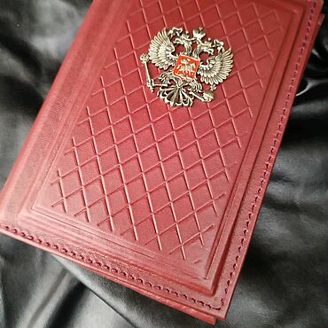 Сумки ручной работы. Ярмарка Мастеров - ручная работа Обложка на паспорт. Handmade.