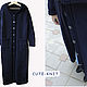 Knitted hooded coat blue. Coats. CUTE-KNIT by Nata Onipchenko. My Livemaster. Фото №5