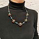 Колье "Цветочный хоровод". Колье. Татьяна (tanka-bead). Ярмарка Мастеров.  Фото №6