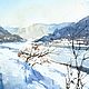 Watercolor painting 'Early spring in the mountains.'. Pictures. Senchilova Evgenia. My Livemaster. Фото №4