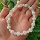 Moonstone bracelet with ionization for bad mood and for sleep, Bead bracelet, ,  Фото №1