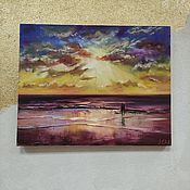 Картины и панно handmade. Livemaster - original item Pictures: Lovers in Bali-oil painting 40 by 50 cm sea painting. Handmade.
