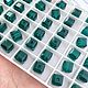 8 мм. Бусина куб Swarovski 5601, Emerald. Кристаллы. Accessoria Фурнитура для бижутерии. Ярмарка Мастеров.  Фото №4