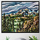 Картина пейзаж маслом на холсте  "Горы", Картины, Москва,  Фото №1