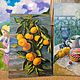  Абхазские мандарины. Картины. SimanolyaArtStudio. Ярмарка Мастеров.  Фото №7