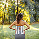 Corsage casual 'Anna' white corset. Corsets. okuznecova. Online shopping on My Livemaster.  Фото №2