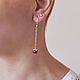 Order Long earrings with carnelian. Aliento-jewerly (alientojewelry). Livemaster. . Earrings Фото №3