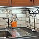 Кованая вешалка HC-415. Семья из 5 драконов, Вешалки и крючки, Москва,  Фото №1