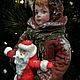 Мальчик с Морозом ретро - ватная елочная игрушка. Куклы и пупсы. ЕЛЕНА ШВЕДОВА РОДОМ ИЗ ДЕТСТВА. Ярмарка Мастеров.  Фото №4