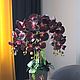 Орхидеи искусственные "Бордо", Композиции, Омск,  Фото №1
