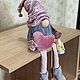 Мягкий интерьерный   Гном. Игрушки. Мир игрушек. Ярмарка Мастеров.  Фото №4