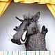 Bibabo Boar toy, Warthog, Glove toy, Puppet show, Rostov-on-Don,  Фото №1