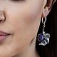 Заказать Весенний цветок: украшение: серебро 925: чароит фиолетовый. Shahinian Jewelry. Ярмарка Мастеров. . Комплекты украшений Фото №3