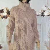 Одежда handmade. Livemaster - original item Elongated handmade sweater,42-52p.,wool.. Handmade.