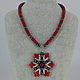 Necklace made of natural stones 'Ruby dream', Necklace, Velikiy Novgorod,  Фото №1