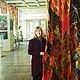 Батик коллекция  палантинов "Иллюзия возвращения. Панно. Надежда Зотова  батик. Ярмарка Мастеров.  Фото №4