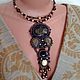 Necklace-pendant with ammonites and geode. Necklace. nata-sabirova.handmade jewelry. My Livemaster. Фото №5