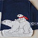 Blue jumper with polar bears. Sweaters and jumpers. 4 children-baby. My Livemaster. Фото №4