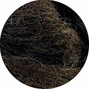 Материалы для творчества handmade. Livemaster - original item Natural wool. Very dark brown. 26 mkr. Germany.. Handmade.