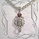 Order Pendant 'Heart of the Scorpion' with garnet (silver 925). MaksimJewelryStudio. Livemaster. . Pendants Фото №3
