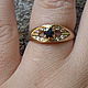 Винтаж: Кольцо золото 585 с сапфиром, Кольца винтажные, Санкт-Петербург,  Фото №1