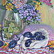 Order Oil painting'still life with plums'. Fine Art for Joy. Livemaster. . Pictures Фото №3