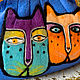 Сумка с котами в стиле  Laurel Burch. Классическая сумка. Ирина КИМ (kim-irina). Ярмарка Мастеров.  Фото №4