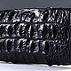 Кошелек женский из натуральной кожи крокодила IMA0004B333. Кошельки. CrocShop товары из экзотической кожи. Интернет-магазин Ярмарка Мастеров.  Фото №2