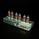 Nixie clock made of marble 'Milk mint' IN-14, Tube clock, Moscow,  Фото №1