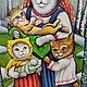  627. Декоративная разделочная доска Просто Мама. Утварь. Татьяна - шкатулки для души. Ярмарка Мастеров.  Фото №4