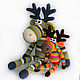 Rainbow Moose is small (30 cm). Stuffed Toys. GALAtoys. My Livemaster. Фото №6