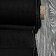 Ткань льняная костюмно-плательная черный цвет. Ткани. БЕЛОРУССКИЙ ЛЁН. Ярмарка Мастеров.  Фото №4
