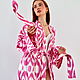 Женское кимоно/халат Flamingo с принтом из Адраса, Парео, Москва,  Фото №1