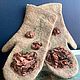 Валяные варежки. Варежки. Woolmood. Ярмарка Мастеров.  Фото №4