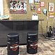 Пуф из металлической бочки в стиле Harley Davidson. Пуфы и пуфики. Custom Drum. Ярмарка Мастеров.  Фото №5