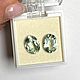Аквамарины пара на серьги, 12.2 ct. Серьги классические. Камни натуральные, Jeweller138. Интернет-магазин Ярмарка Мастеров.  Фото №2
