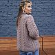 Свитер вязаный, узор "косы". Свитеры. Knitting by Natali. Интернет-магазин Ярмарка Мастеров.  Фото №2