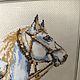 The picture is embroidered the cross of the Two horses Embroidery krestikom. Pictures. sweet-home11. Online shopping on My Livemaster.  Фото №2