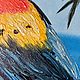 Order Painting with a parrot, oil ' macaw'. Arthelenkey (earthelenkey). Livemaster. . Pictures Фото №3
