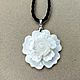 Beautiful pendant'mother of Pearl rose', Pendant, Feodosia,  Фото №1