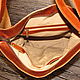 Женская кожаная сумка "Conor"  бежевая с коричневым. Классическая сумка. 'Bagira' - мастерская кожаных сумок. Ярмарка Мастеров.  Фото №5