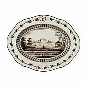 Винтаж: Блюдо с aнгелками Эмиль Лессор фаянс WEDGWOOD ВЕДЖВУД Англия 1862г