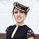 Straw hat-top hat with veil. Hats1. Exclusive HATS. LANA ANISIMOVA.. My Livemaster. Фото №5