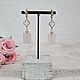 Серьги «Camellia». Серьги классические. Olga Kokina_jewelry. Ярмарка Мастеров.  Фото №4