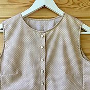 Одежда handmade. Livemaster - original item blouse: Summer top 