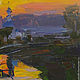 Suzdal sunset oil Painting. Pictures. StudioMoments. Online shopping on My Livemaster.  Фото №2