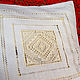 Pillow case, white linen, hand stitch embroidery. Pillow. EmbroideryINNAI. Online shopping on My Livemaster.  Фото №2