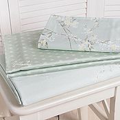 Для дома и интерьера handmade. Livemaster - original item Flat bed sheet cotton. Handmade.